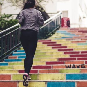 Photo: climbing steps